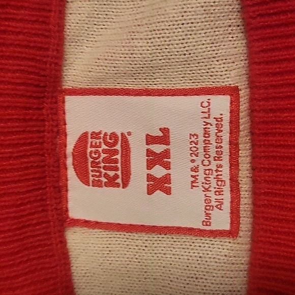 Quirky Burger King Sweater - Size XXL - GUC - Picture 6 of 6